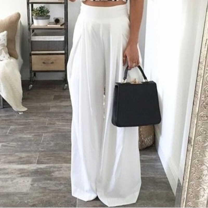 white summer pants for ladies