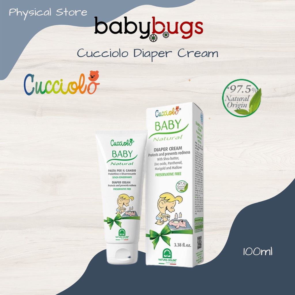 Baby Cucciolo Diaper Cream 20ml & 100ml( Rashes Cream / Nappy Cream