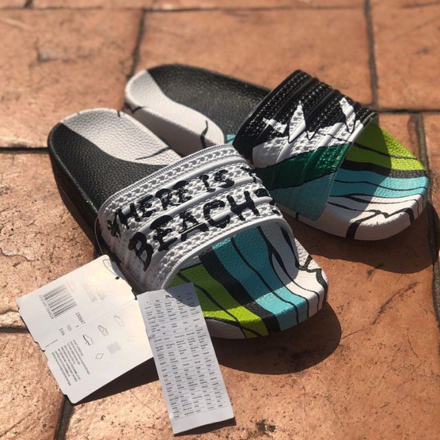 adidas adilette where's the beach