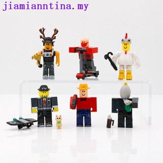 6pcs Set Virtual World Roblox Master Action Figure Doll Kids Toy Gift Shopee Malaysia - action figures toys hobbies roblox zombie attack action