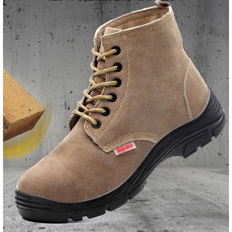suede work boots mens
