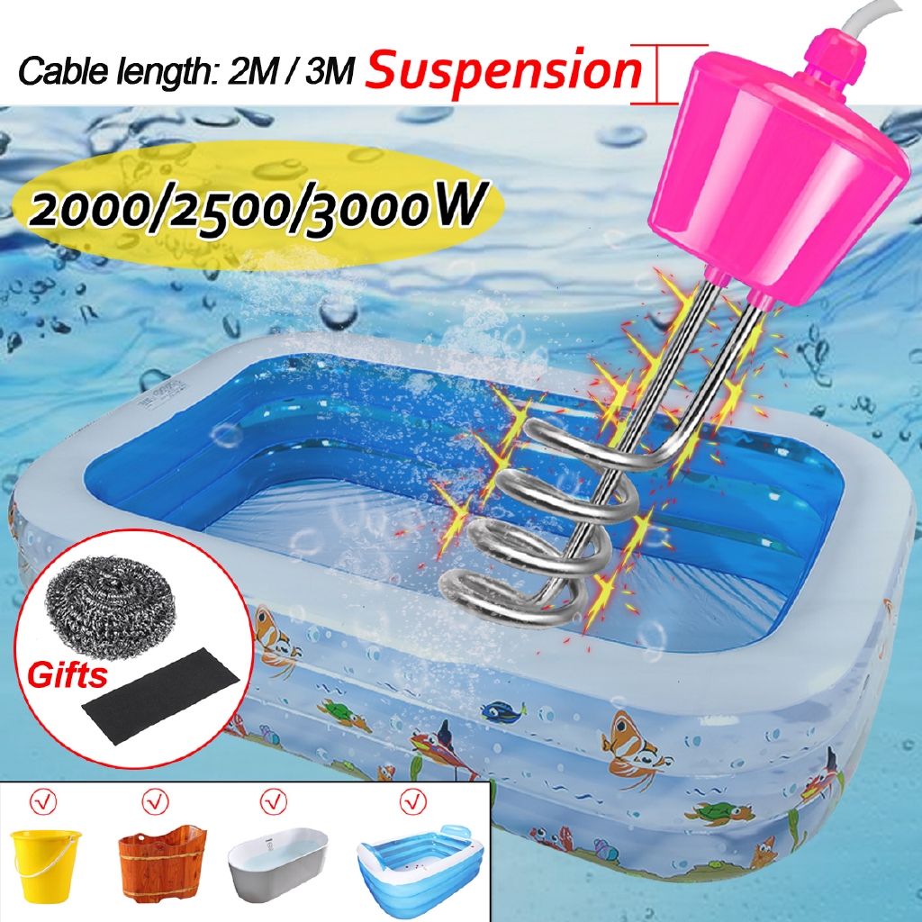 water heater for inflatable pool