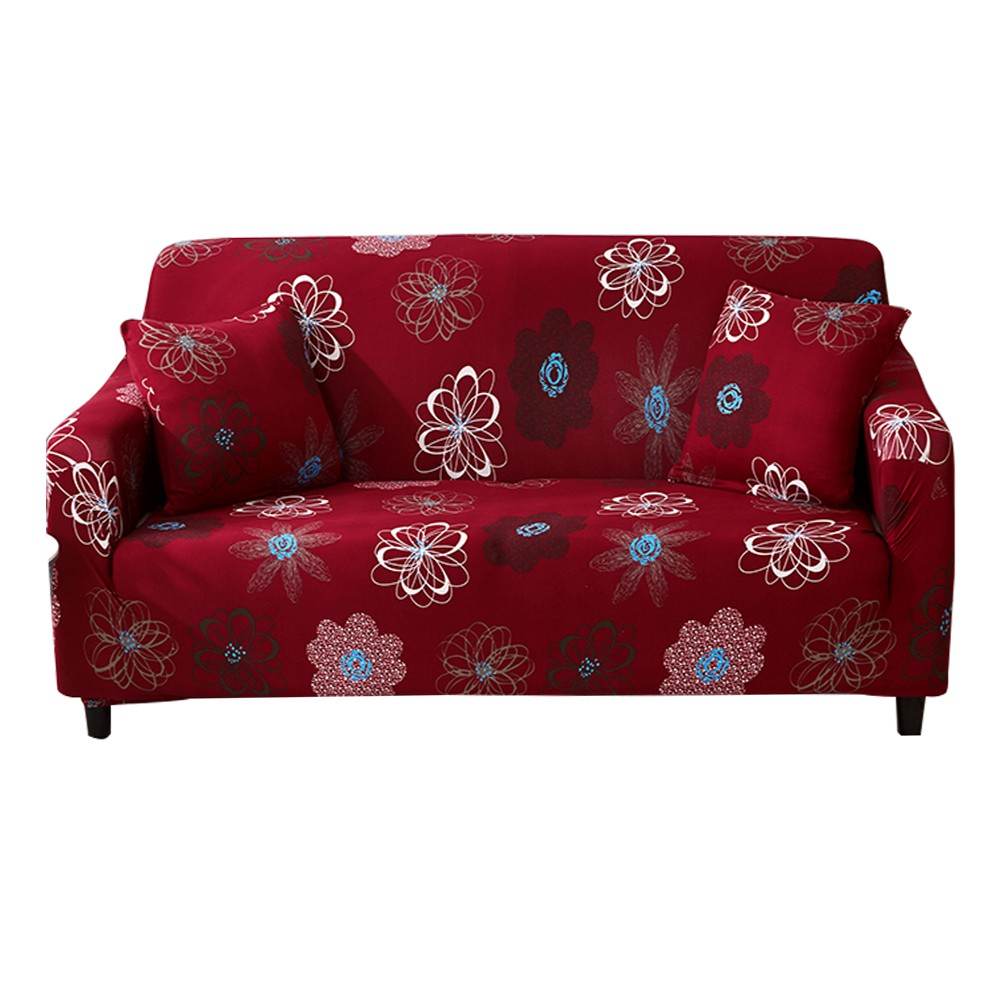 Hotniu Stretch Sofa Slipcover Floral Printed Loveseat Protector
