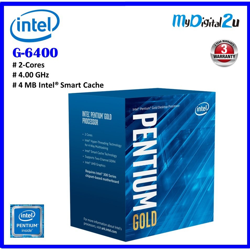 Intel pentium gold g6400 обзор