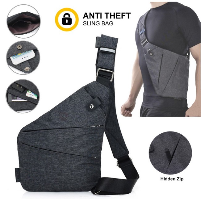 anti theft shoulder bag