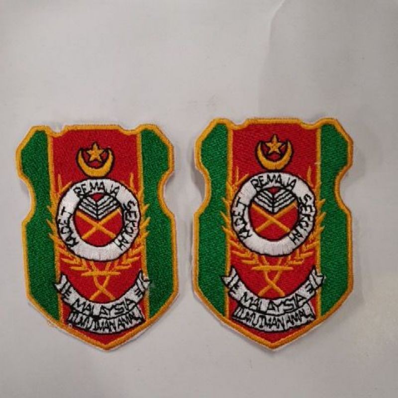 KRS LOGO SHOULDER BADGES kadet remaja(2pcs) | Shopee Malaysia