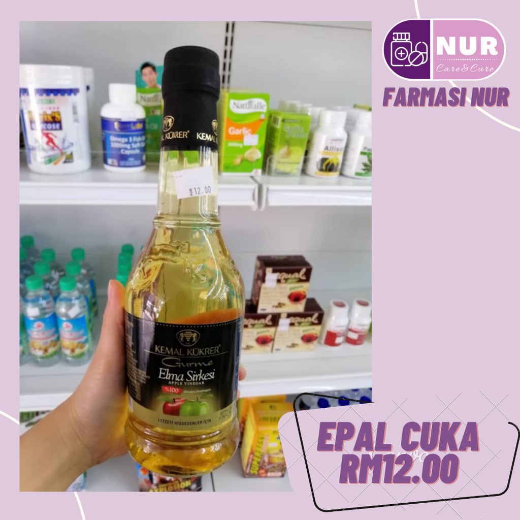 Kemal Kukrer Cuka Epal Apple Vinegar 500ml Shopee Malaysia