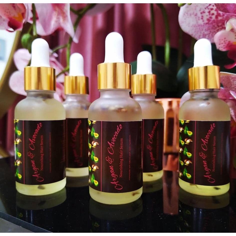 Argan & Avocado Nourishing Hair Serum (Homemade) | Shopee Malaysia