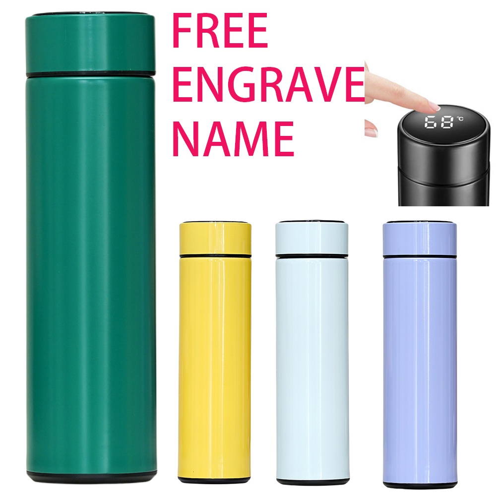 (Malaysia Seller) Fashion Smart Temperature Flask LED Display Vacuum