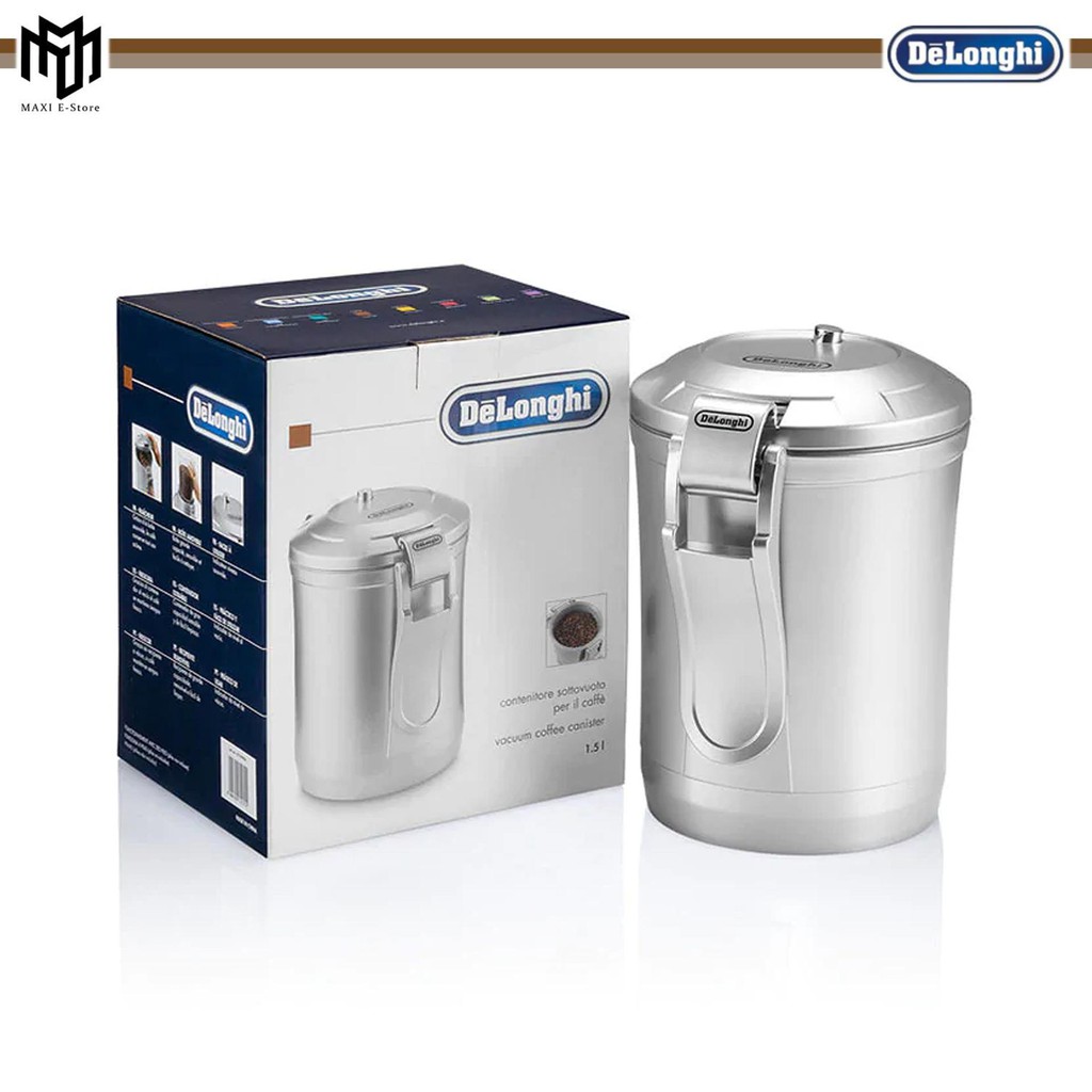 Delonghi DLSC068 Vacuum Sealed Coffee Beans Canister 1.5L Shopee Malaysia