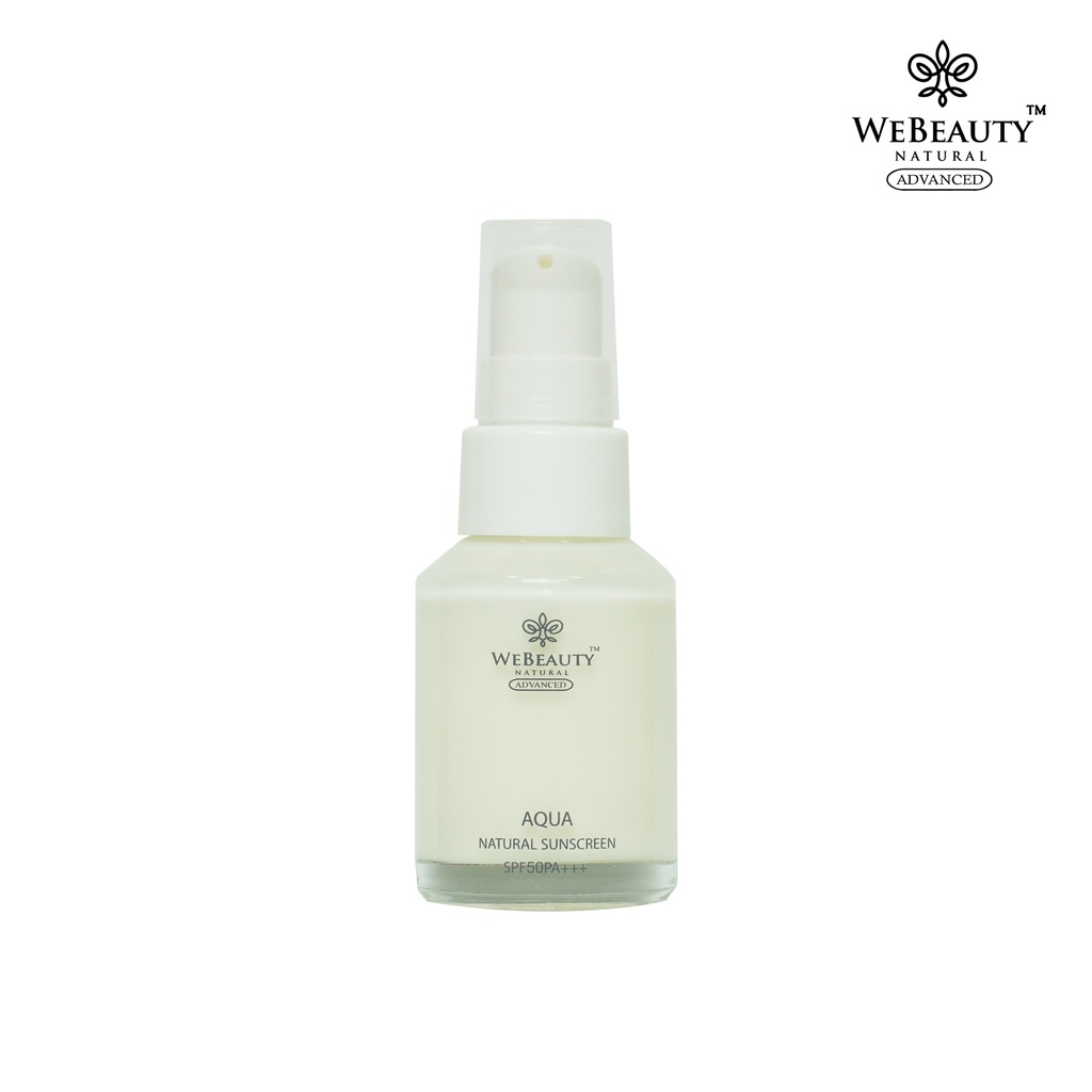 Webeauty Natural Advanced Aqua Natural Sunscreen SPF50PA+++ 30ml