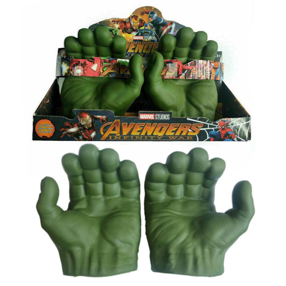 Disney The Avengers Hulk Gloves Figures Toys Hulk Fists Spider-man ...