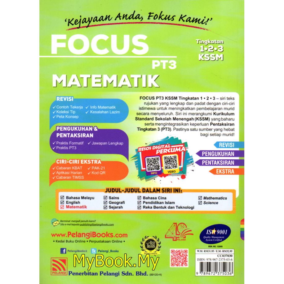 Buku Nota Matematik Tingkatan 1 2 3