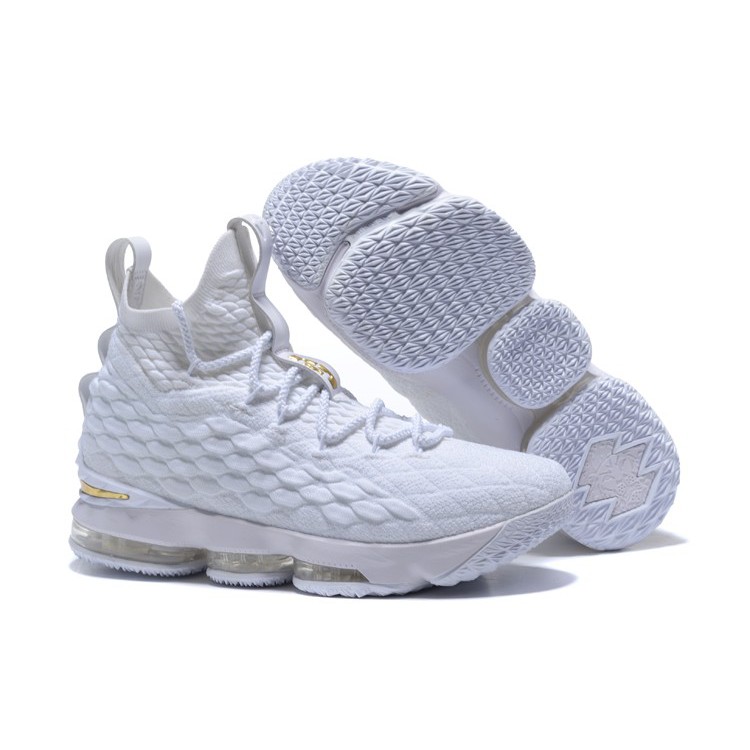 triple white basketball shoes