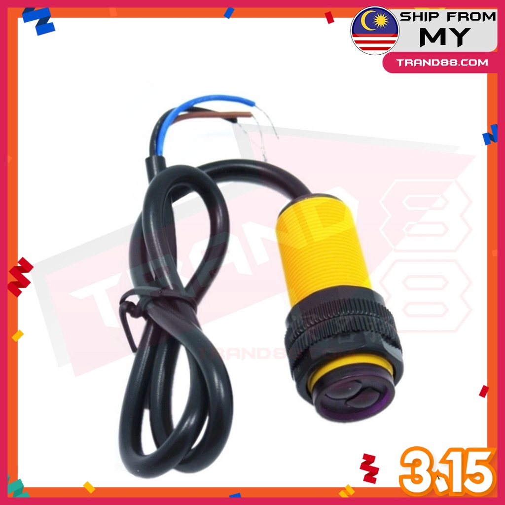 E18-D80NK infrared photoelectric switch diffuse reflection obstacle avoidance sensor module proximity switch 3-80cm