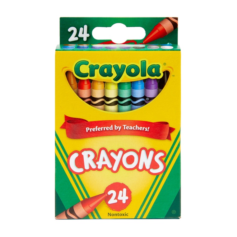 Crayola 24 Colour Crayons | Shopee Malaysia