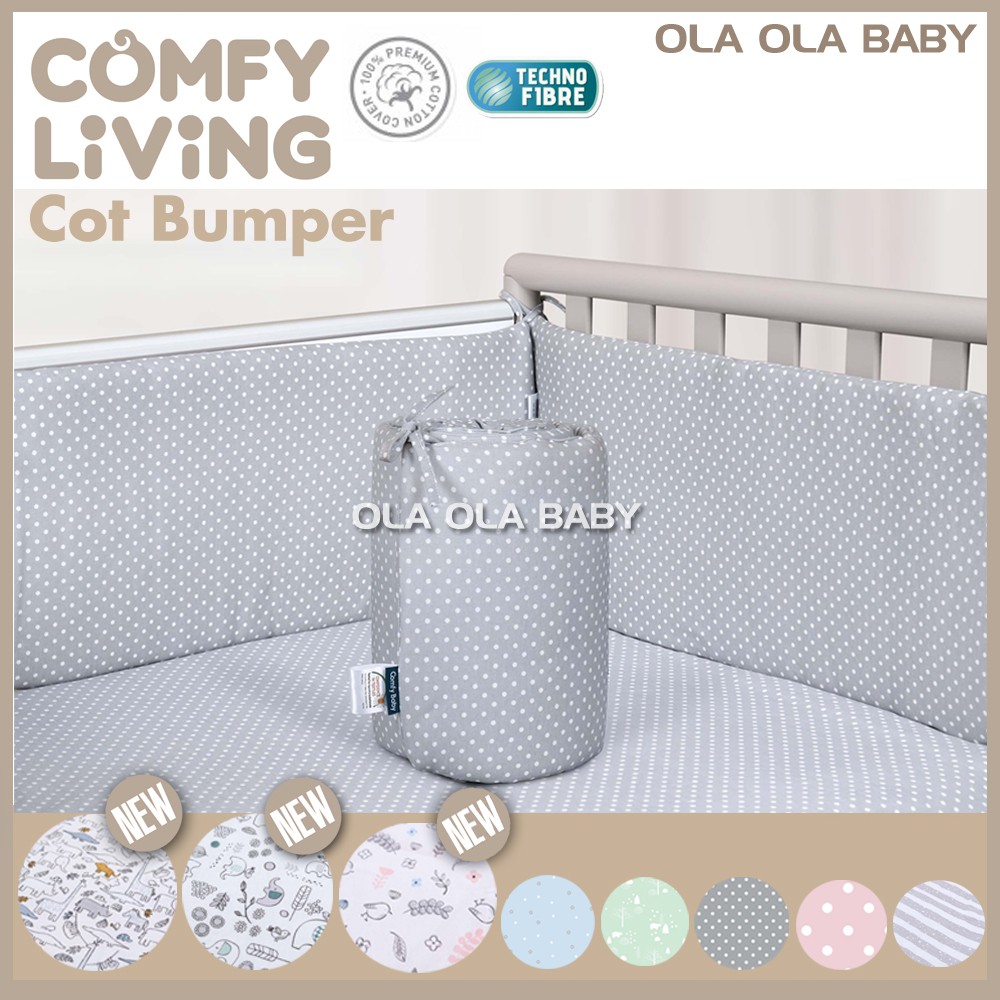 Comfy Living Baby Cot Bumper Shopee Malaysia