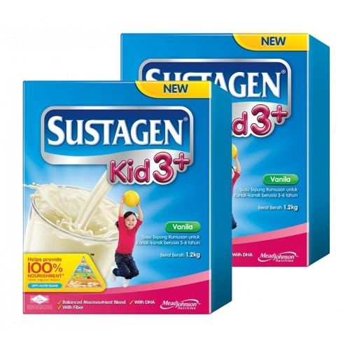 Mead Johnson Sustagen Kid 3 Vanilla 1 2kg X 2 Shopee Malaysia