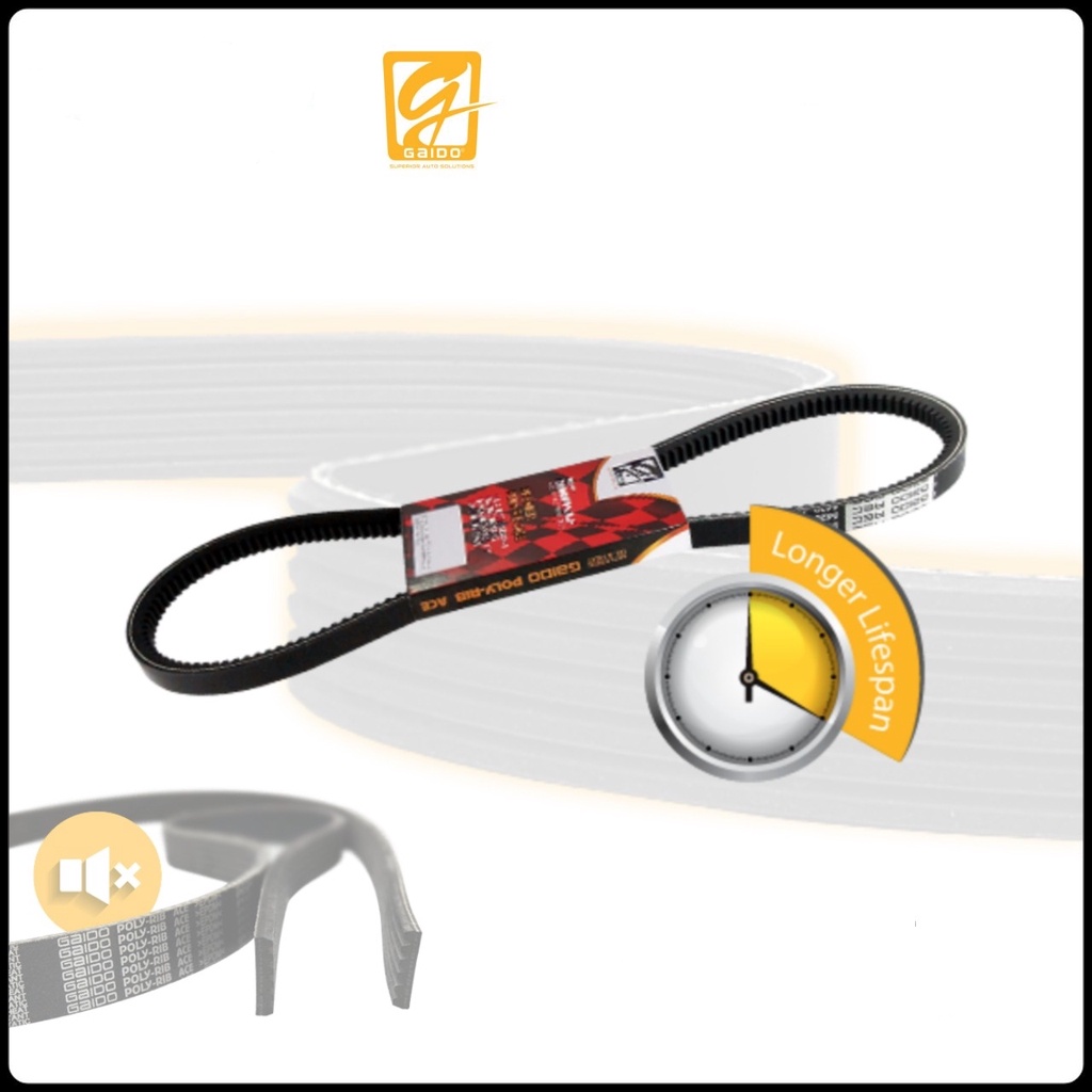 Gaido Fan Belt Proton Wira 1.3 1.5 ( Air Cond Belt / Alternator Belt