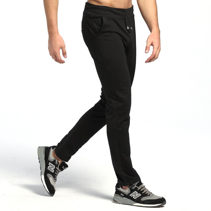 Army Strong Mens Jogger Training Black Pants Running Fitted 