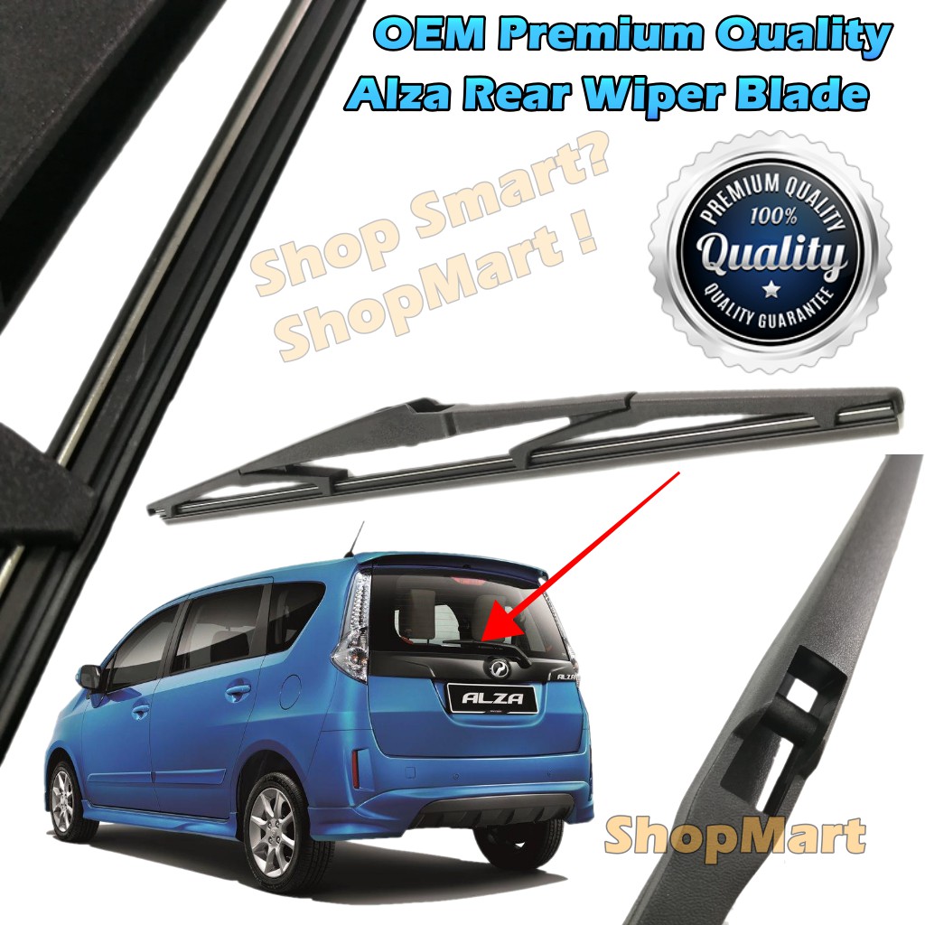 OEM 100% High Quality Perodua Alza Rear Wiper Blade 12 Inches Rubber