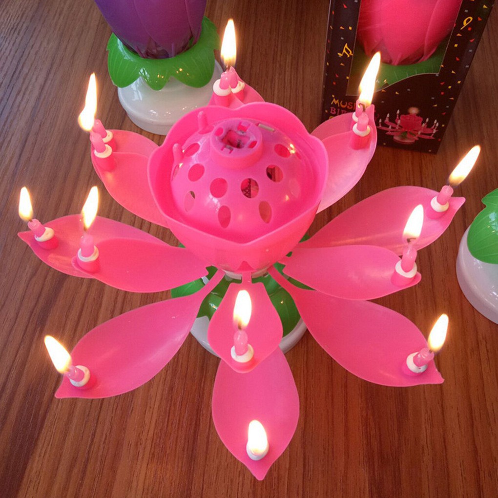 lotus birthday candle price