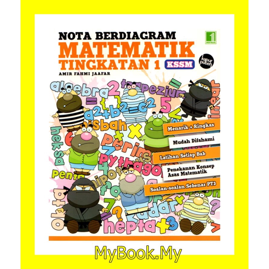 Myb Buku Rujukan Nota Nota Berdiagram Matematik Tingkatan 1 Kapur Puteh Shopee Malaysia