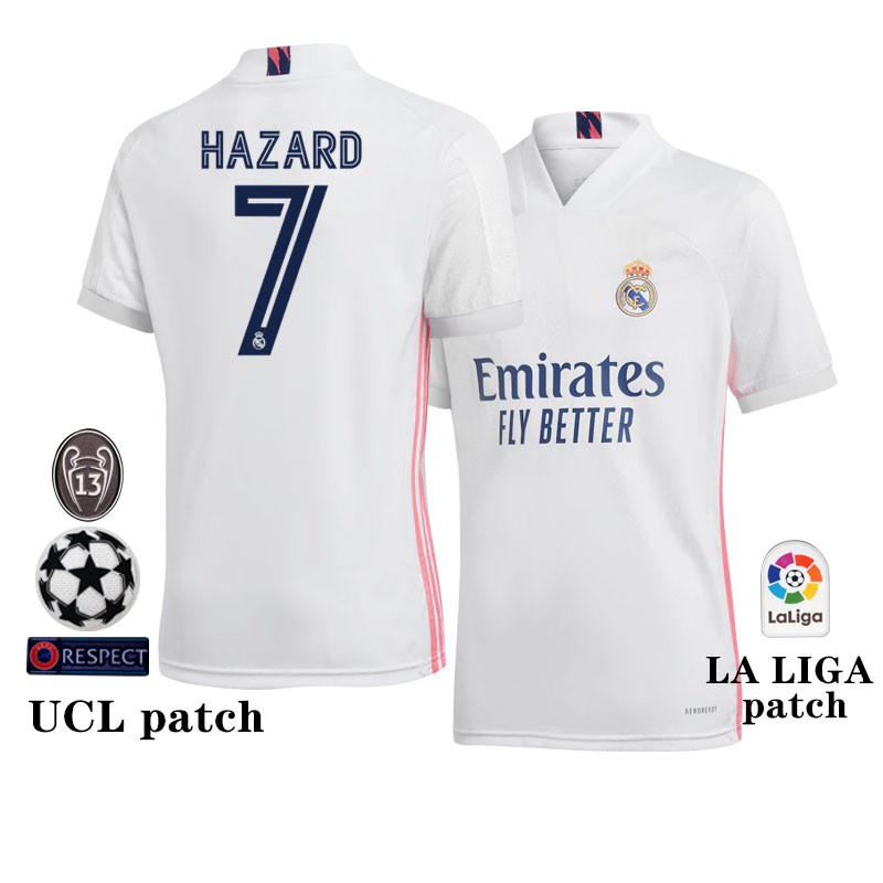 Real madrid Jerseys 2020 HAZARD Isco REINIEsoccer jersey ...