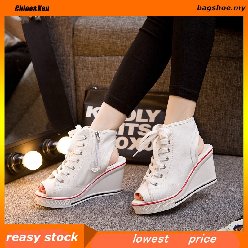 canvas wedge shoes