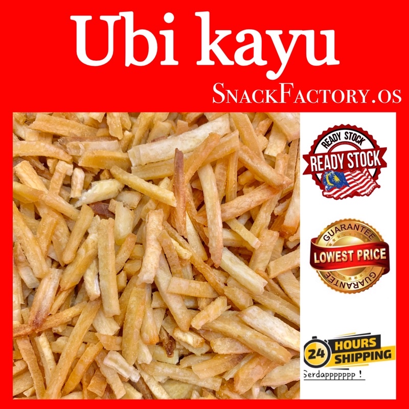 (Snackfactory)Kerepek Ubi kayu 500g /1kg Chips keropok Ubi Keping ...