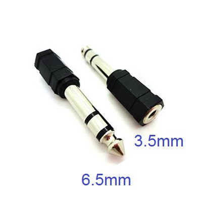 Audio Adapter 3.5mm Stereo Female / 6.5mm Male