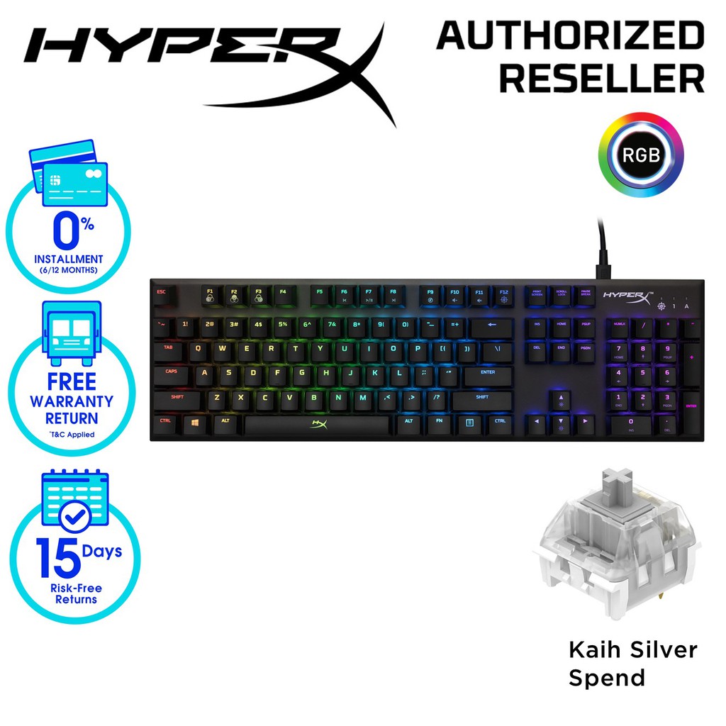 Hyperx Alloy Fps Rgb Mechanical Gaming Keyboard Hx Kb1ss2 Us Shopee Malaysia