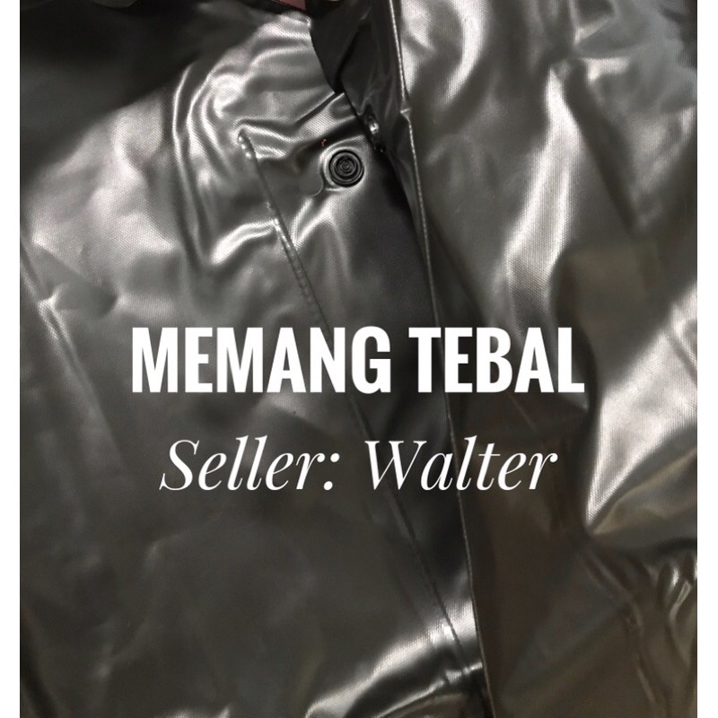 Buy Baju Hujan Raincoat Jenis Tebal Memang Tebal thick PVC Jenama 