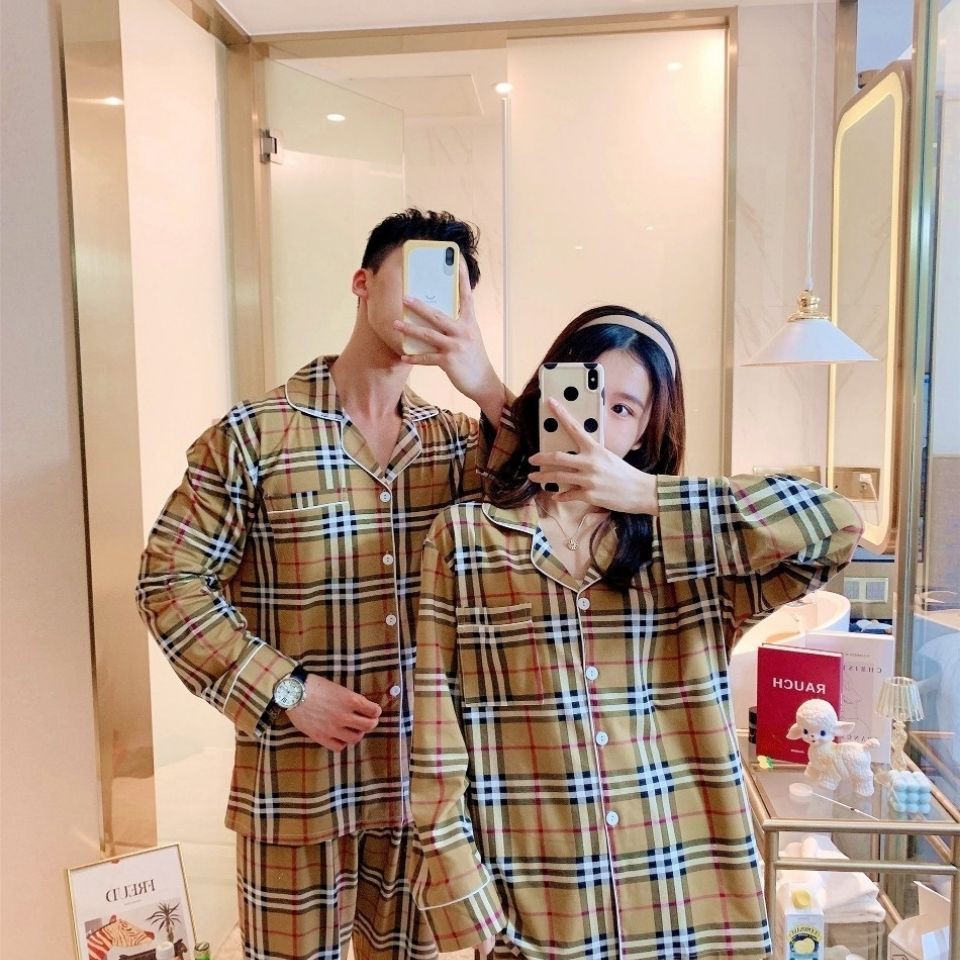 detekterbare Brutal kapacitet HOT】Classic retro Burberry Design london checkered Korean Fesyen Ins Satin  Ice Silk Set long sleeve pyjamas BAJU TIDUR SET PREMIUM QUALITY M-3XL LSW20  | Shopee Malaysia