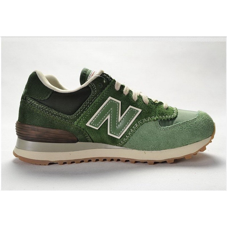 original new balance 574 nb574 green color for men women breathable running  shoe | Shopee Malaysia