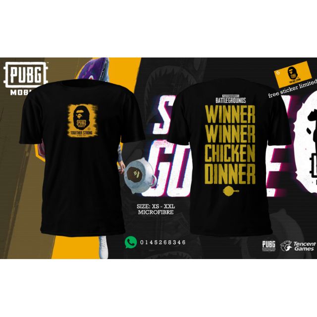 bape x pubg t shirt