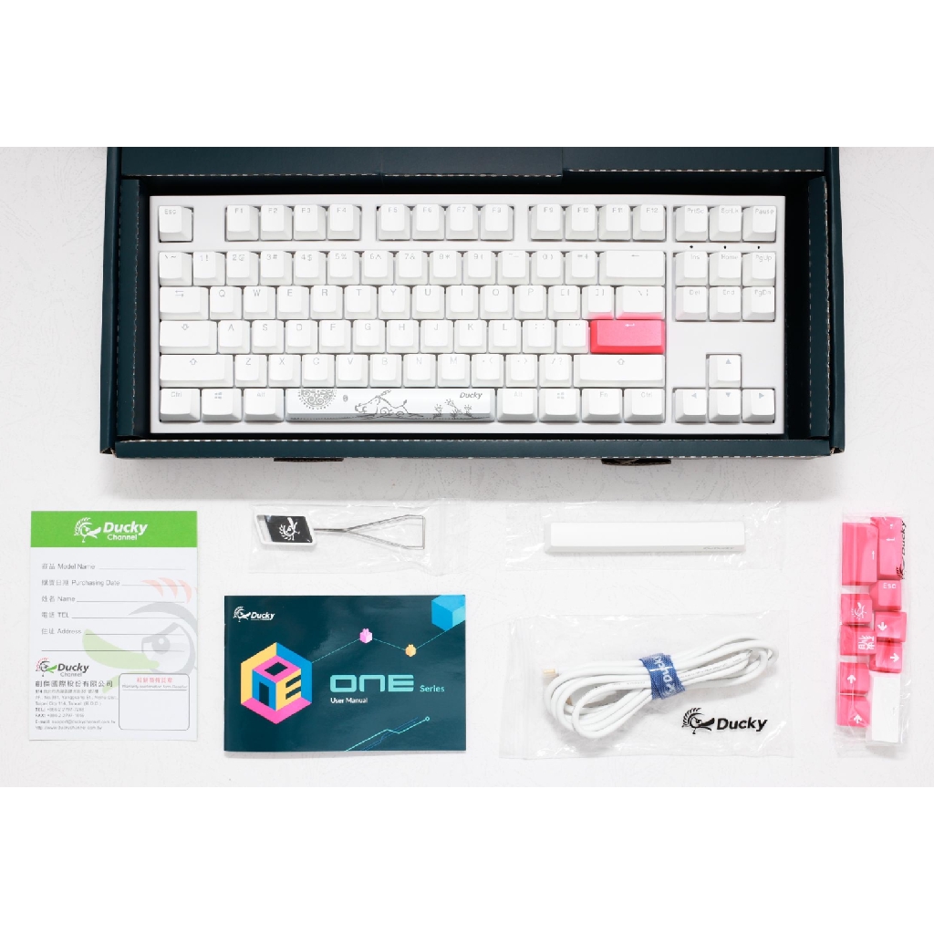 Ducky One 2 Rgb Tkl Pure White Rgb Led Double Shot Pbt Mechanical Keyboard 6 Model Shopee Malaysia