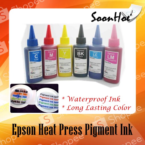 (BUY 4 FREE 1) Epson Heat Press Pigment Ink For Heat Transfer Paper