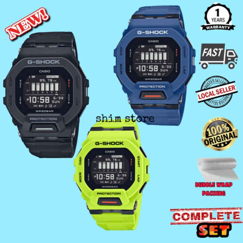 Casio G-shock Gbd-200-1 Gbd-200-2 Original New In Box Complete Set Gbd ...