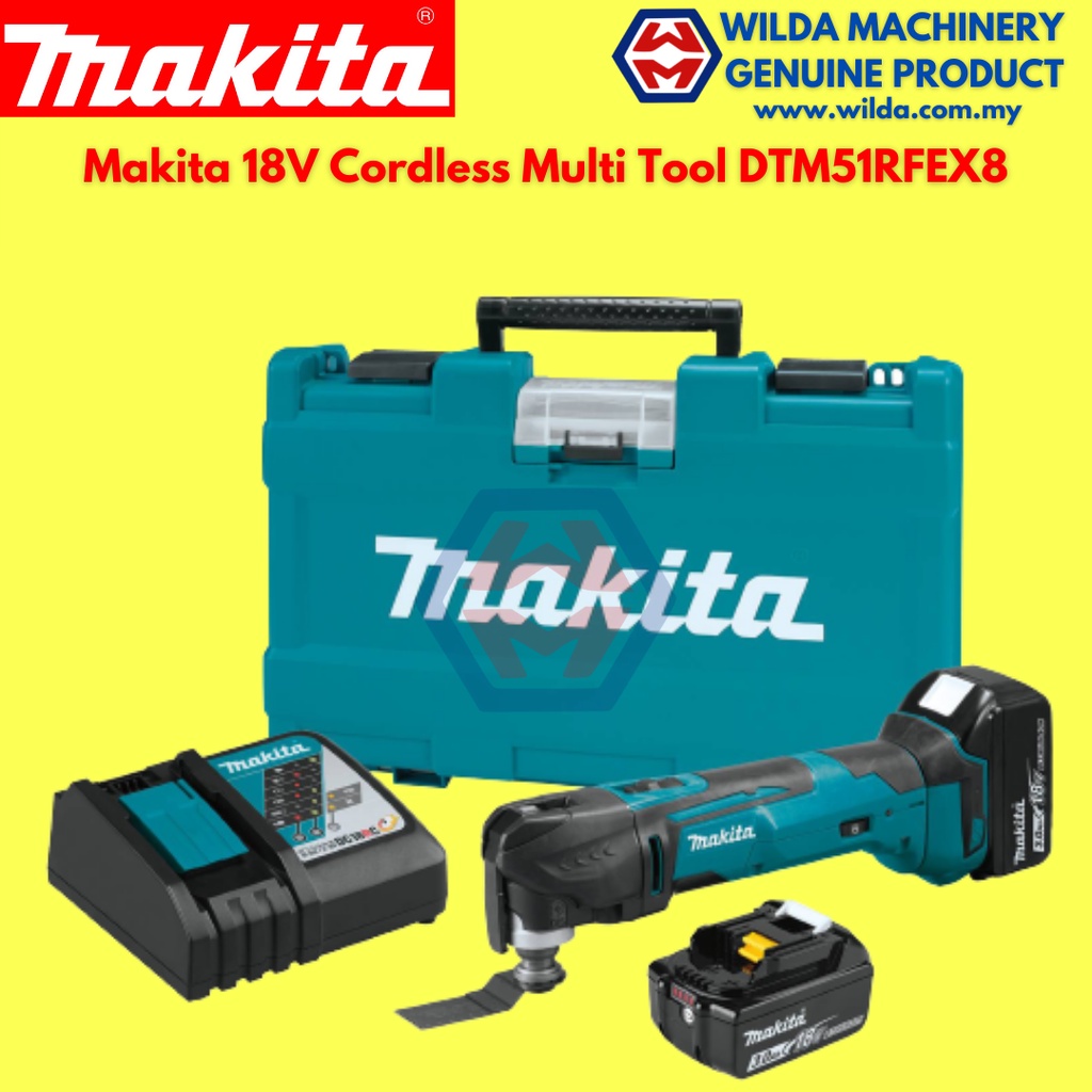 Makita DTM51 Cordless Multi Tool DTM51RFEX8 DTM51Z Shopee Malaysia