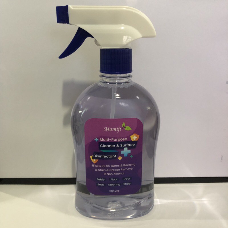 Momiji multipurpose Disinfectant Cleaner & Surface (500 mL) Shopee