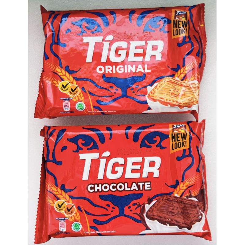 Tiger Biscuit Tiger Biskut Original / Chocolate 180g Shopee Malaysia
