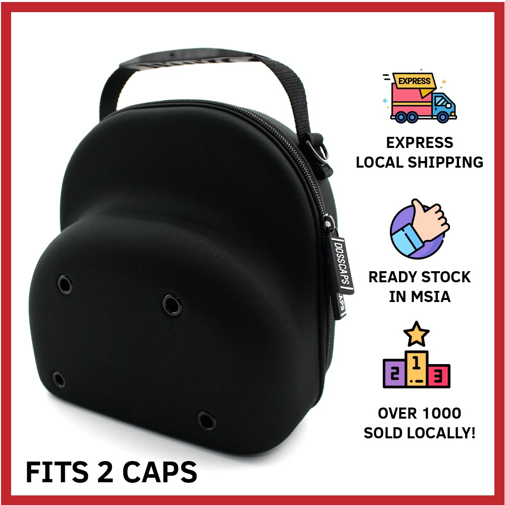 Ready Stock Dosscaps 2 Pack Cap Carrier Cap Bag Cap Storage New Era Same Factory For Snapback And Baseball Cap Shopee Malaysia