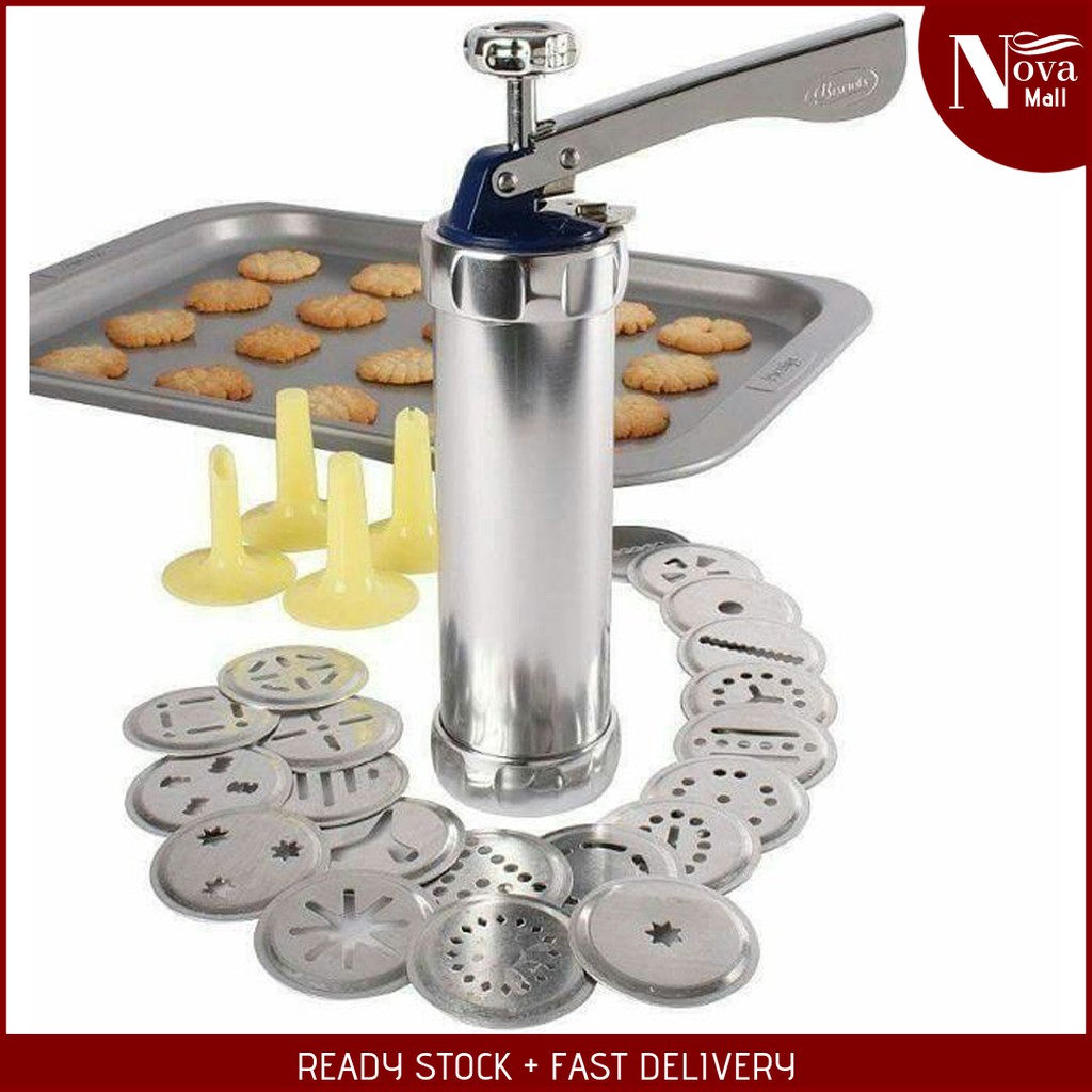 Biscuit Maker Press Gun Bake Cake Cupcake Kuih Raya Oven Cookies Making