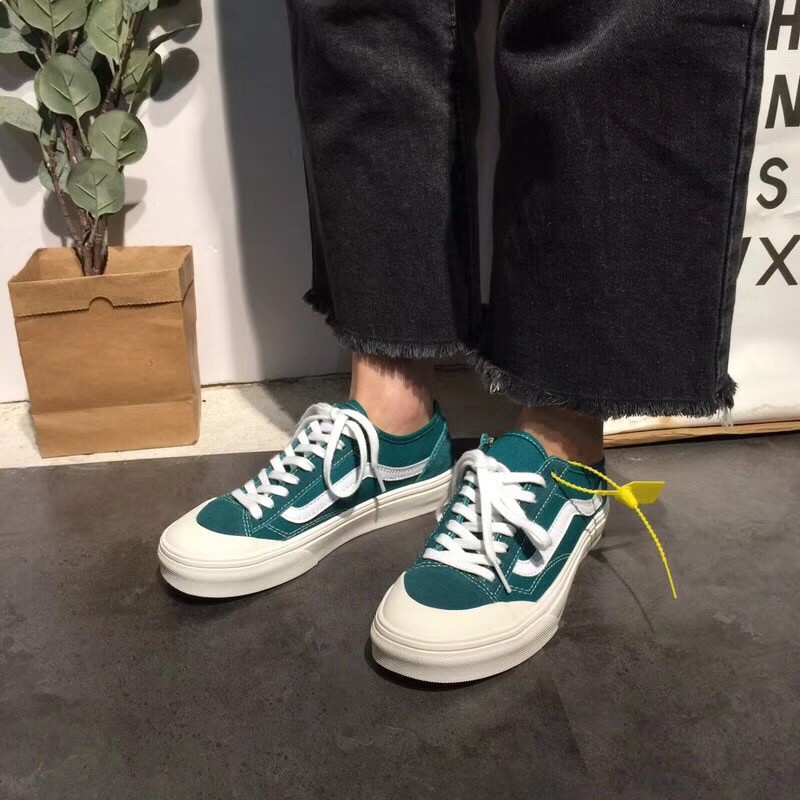 vans style 36 decon sf green