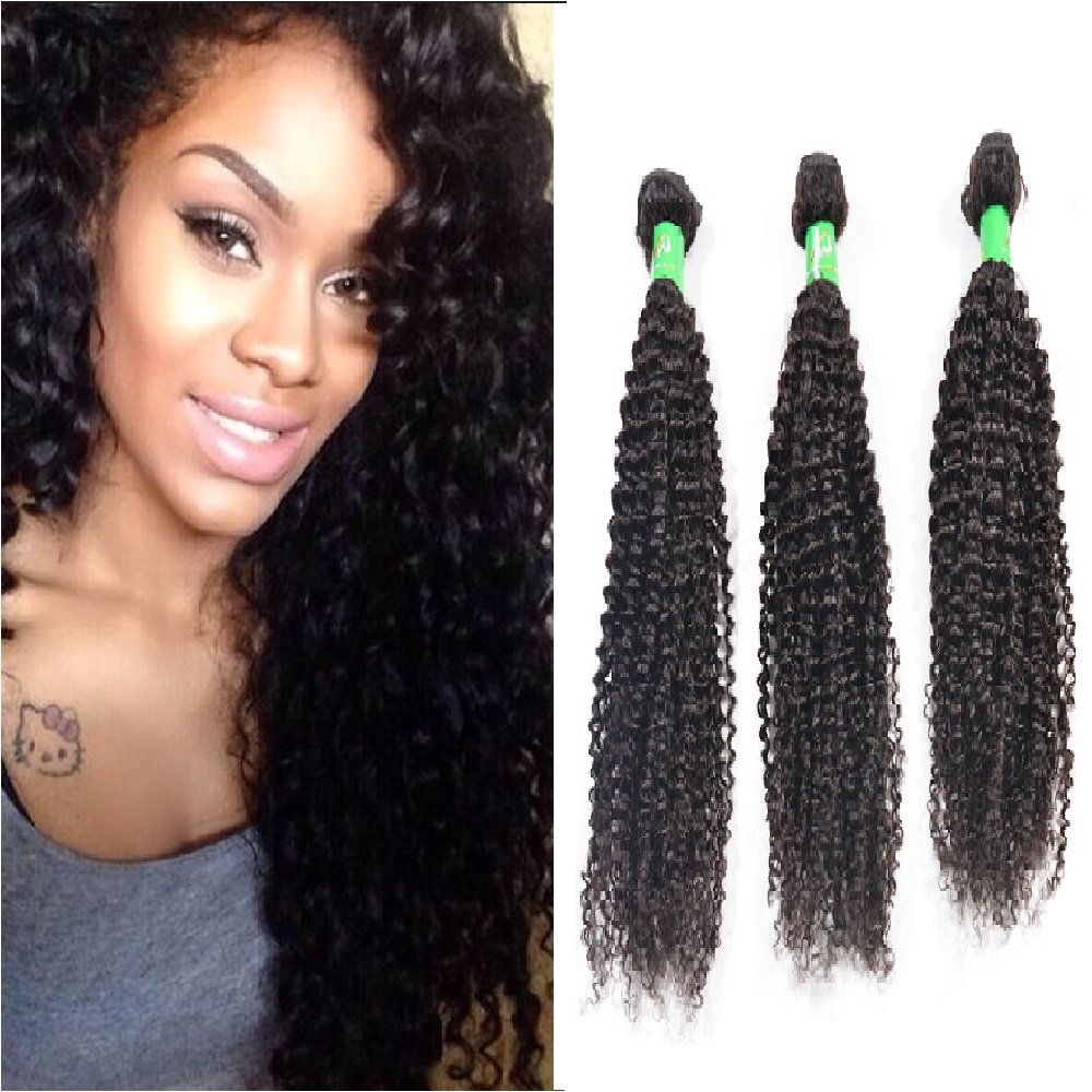 Full Head Brazilian Kinky Curly Hair 14 Inch Hair Buindle 1 Pcs