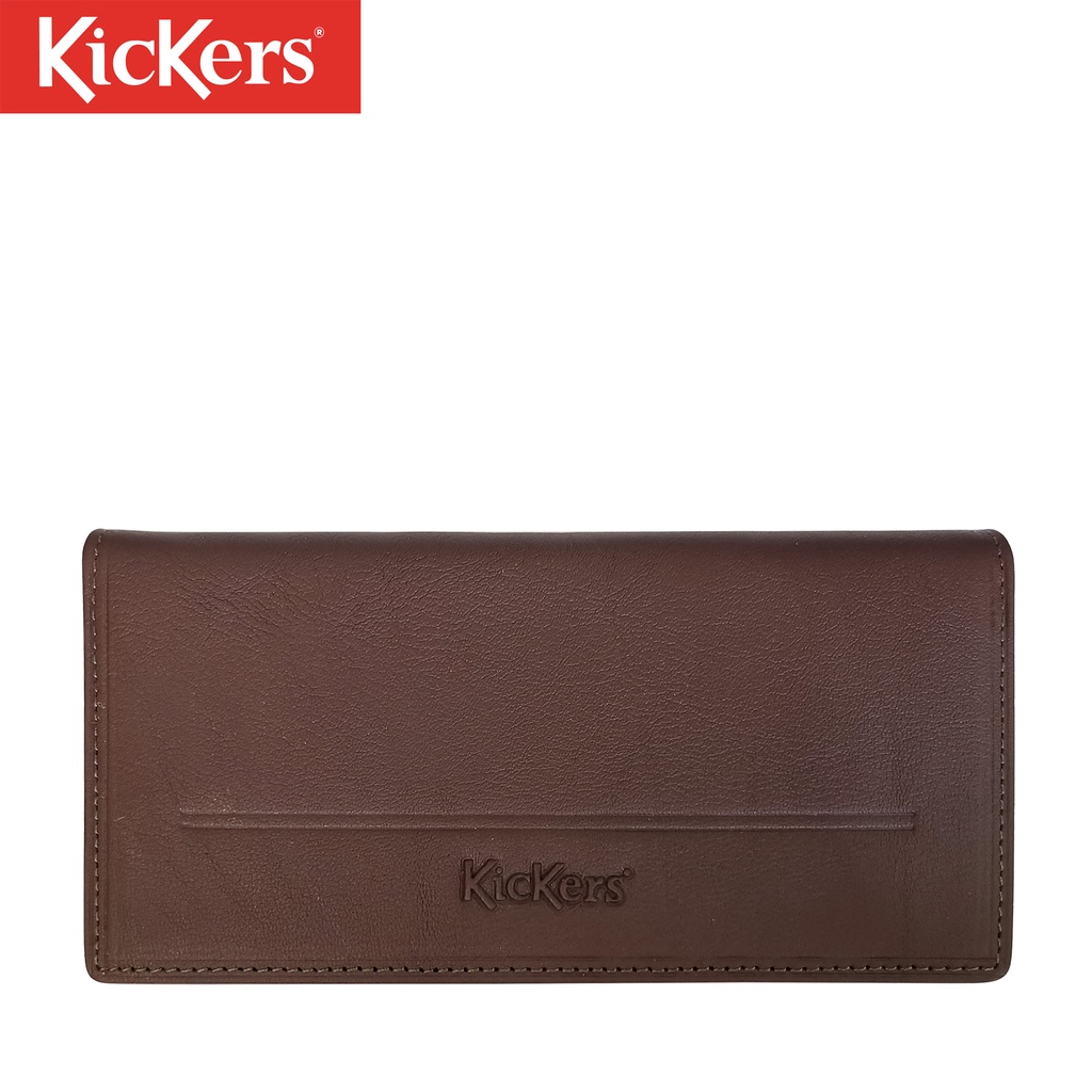 [ONLINE EXCLUSIVE] Kickers Leather Classic Logo Long Wallet KDRZ52207