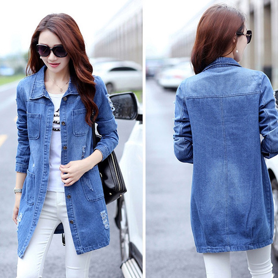 denim cardigan