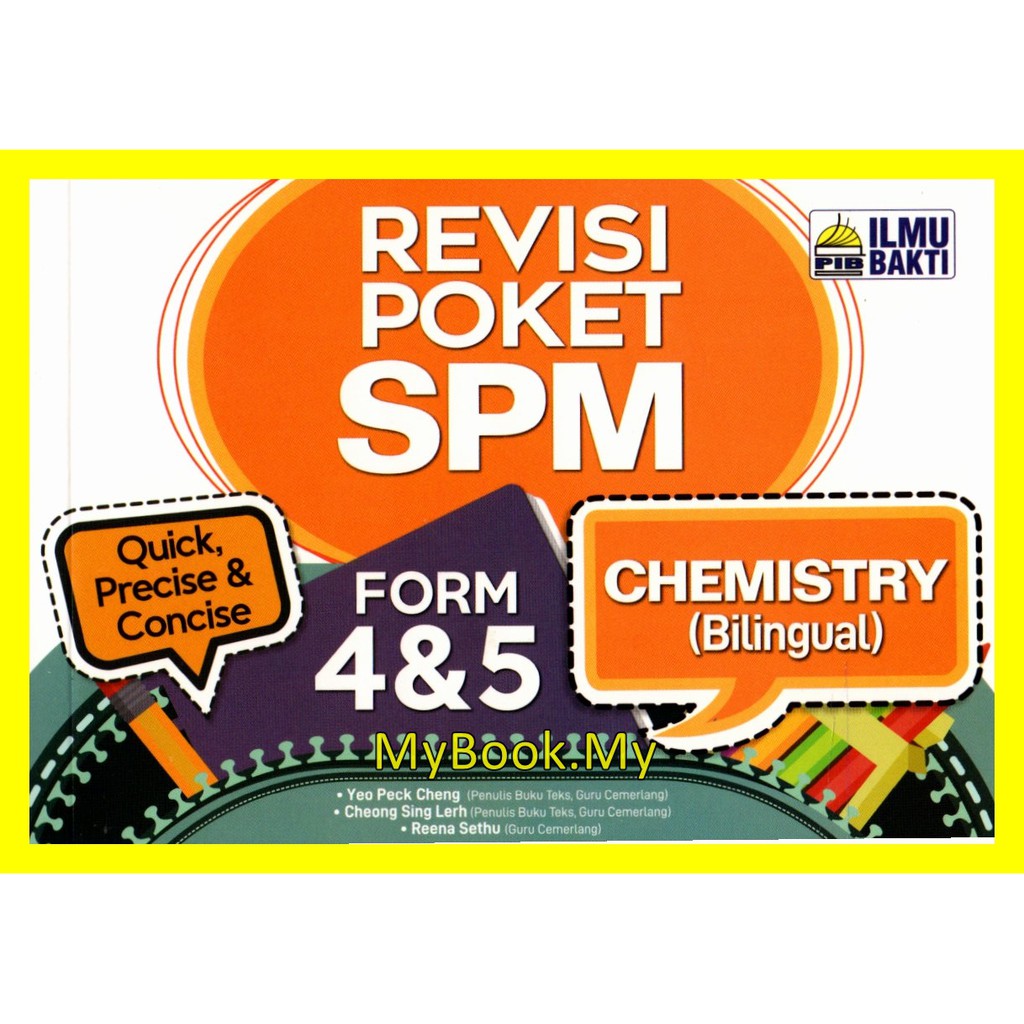 MyB Buku Rujukan/Nota : Revisi Poket SPM Tingkatan 4&5 - Chemistry ...