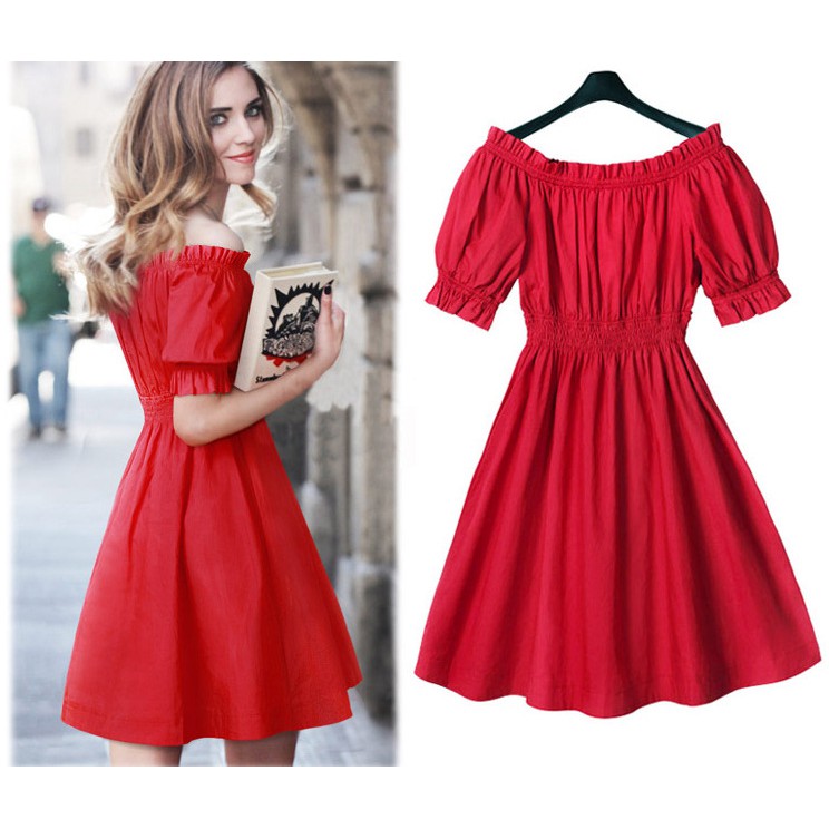 Women Plus Size 50s Style Pinup Dress Retro Cotton Wedding Party